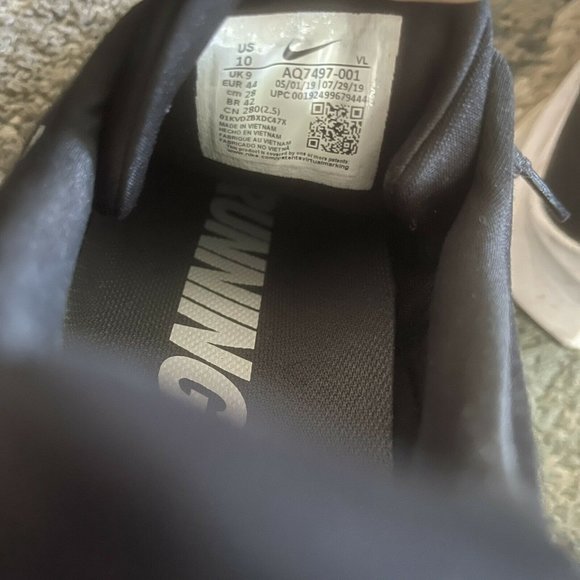 Nike Zoom Winflo 5 Black Men Running Shoes Sneaker - Picture 7 of 8